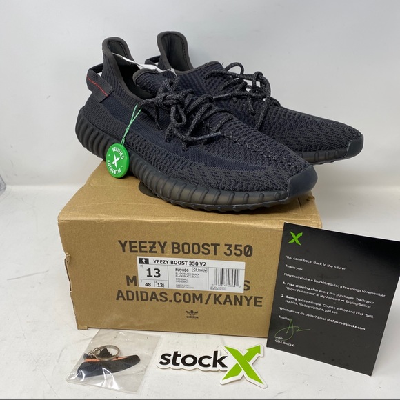yeezy 350 v2 black size 13